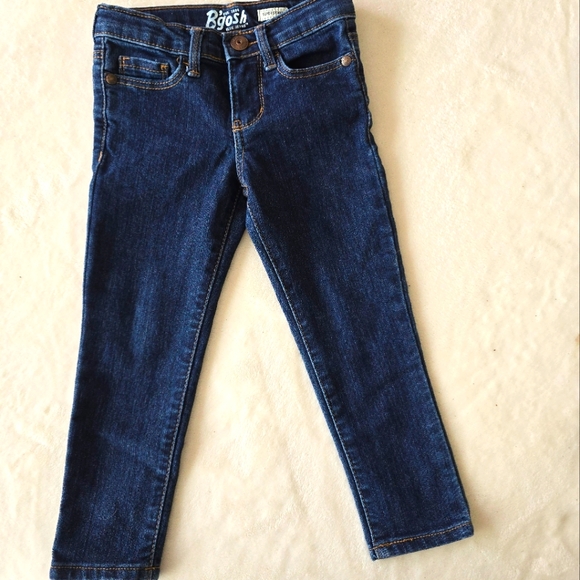 NWOT Girls 3T OshKosh super skinny blue jeans - Picture 2 of 7